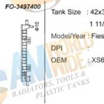 Fiesta Radiator Plastic Tank Rocam Radiator Plastic Tank