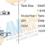 Yaris Radiator Plastic Tank